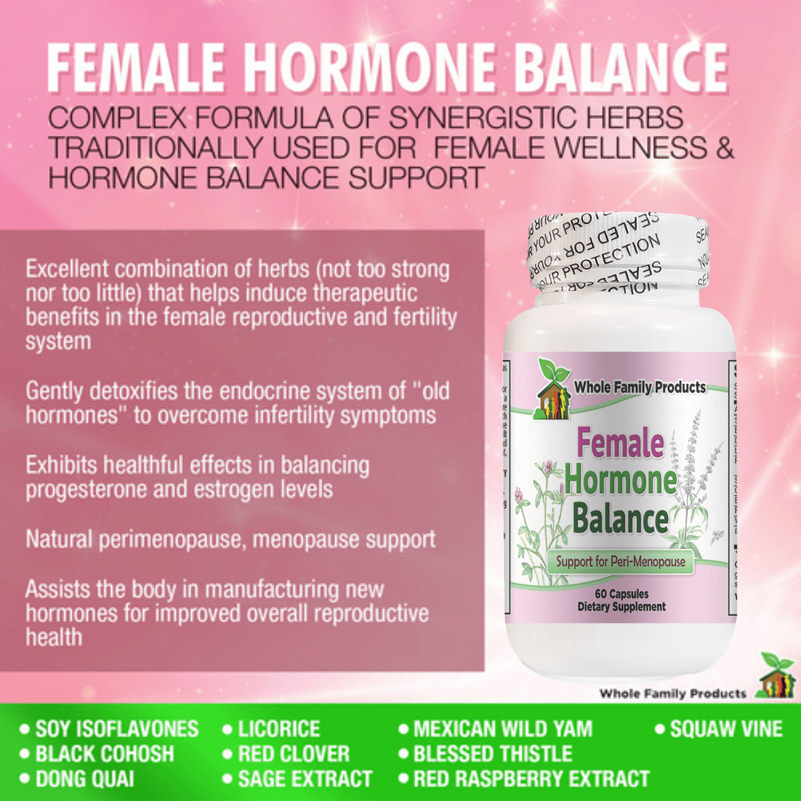 Female Hormone Balance WFP Infographics