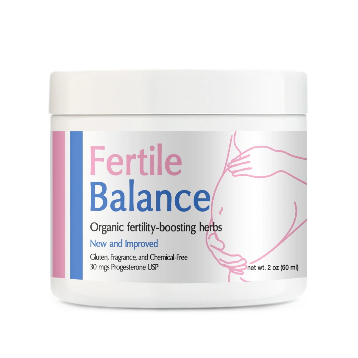 Fertile Balance Progesterone Cream USP with 30 mg progesterone per serving